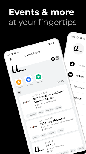 Android application L and L Sports screenshort