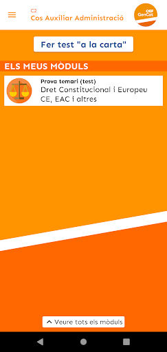 OEF Gencat - Opos Generalitat Screen 2