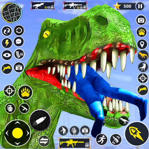 Wild Dinosaur Hunter Zoo Games  Icon