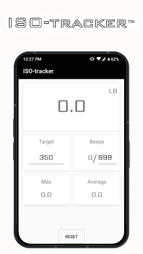 Android application ISO-tracker screenshort