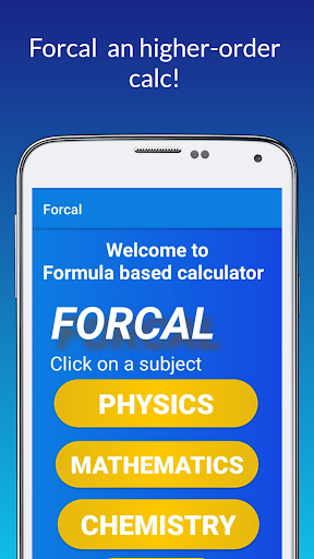 Android application Forcal screenshort