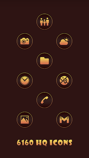 Android application Glorious Maroon Icons screenshort
