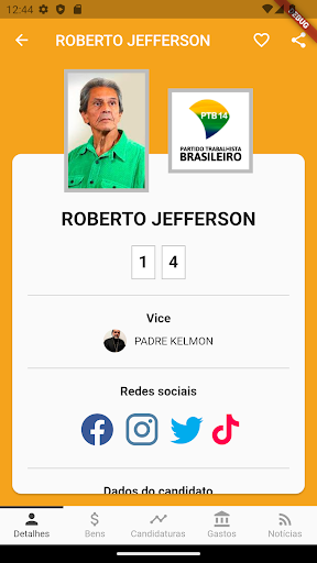 Eleições 2022 - Candidatos Screen 3