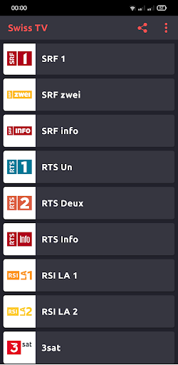 Swiss TV Live Streaming