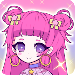 Cover Image of Download Mimistar dress up chibi doll  APK