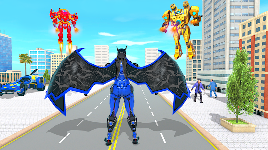 Bat Robot Bike Transform Game