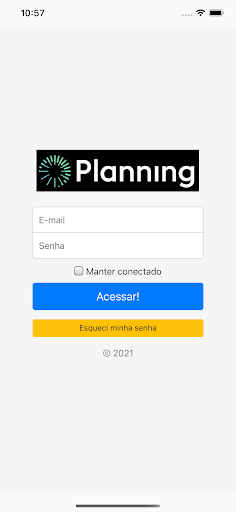 Android application Planning Contabilidade screenshort