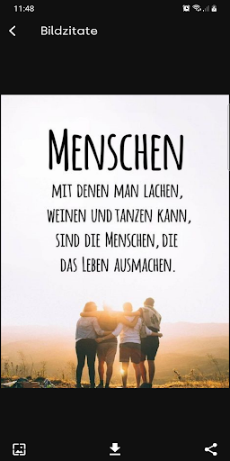 Schöne Sprüche über das Leben Screen 2