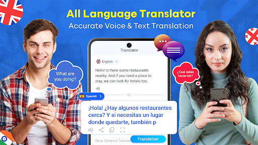 Android application Translator of all languages screenshort