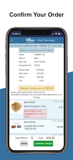 Vitco Foods Screen 3