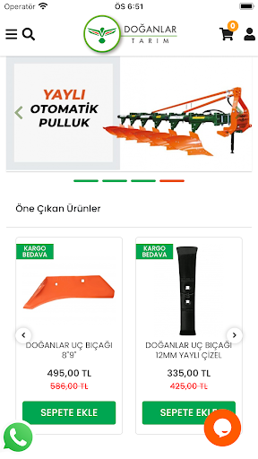 Android application Doğanlar Tarım screenshort
