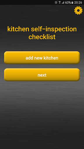 Kitchen Self Inspection Screen 2