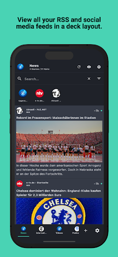 Android application FeedDeck screenshort
