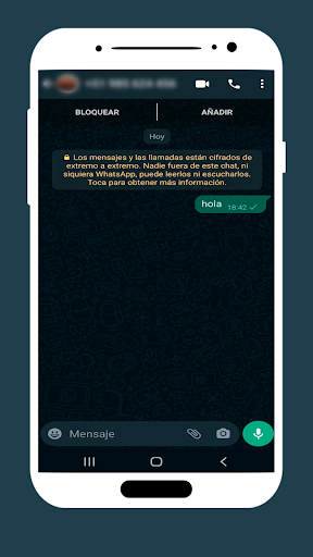Enviar mensajes sin agregar Screen 3
