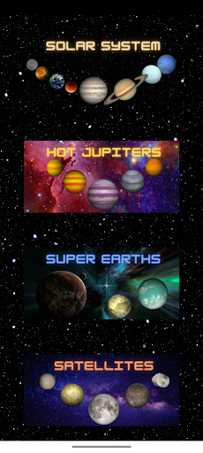 Android application Planet Gravity screenshort