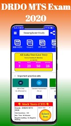 DRDO MTS Exam 2020 mock tests, Practice sets, quiz