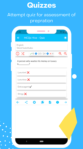 English Grammar MCQs Quiz Screen 3