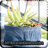 DIY RECYCLED OLD JEANS IDEAS icon