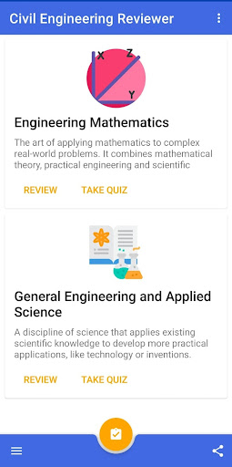 Android application Civil Engineering Reviewer screenshort