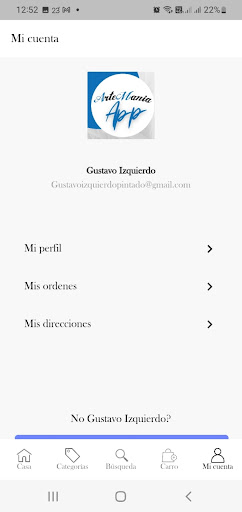 ArteManiaApp Screen 3