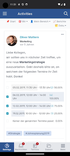 Android application SENAT screenshort