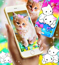 Cute kitty live wallpaper