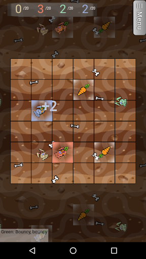 Android application Bouncing Bunnies screenshort