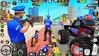 screenshot of Police Monster Truck Car Games