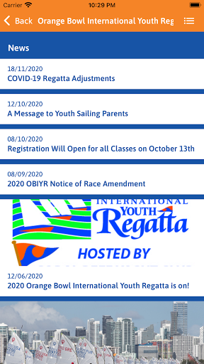 Orange Bowl Regatta Screen 2