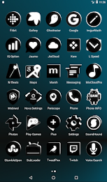 Flat Black and White Icon Pack poster 11