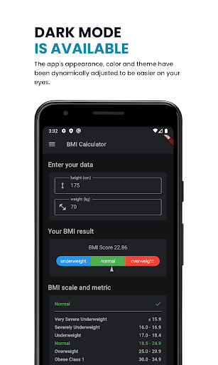 VentFit - BMI Calculator Screen 3