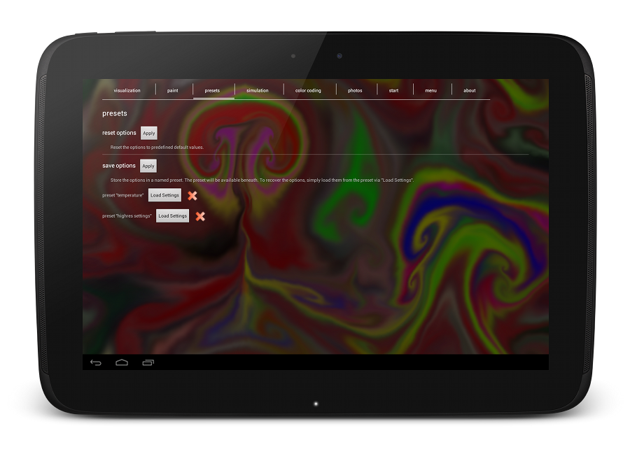 Android application Fluid Paint screenshort