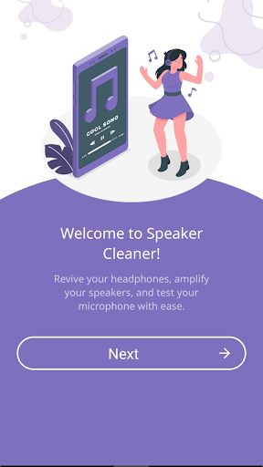 Android application Speaker Dust and Water Cleaner screenshort