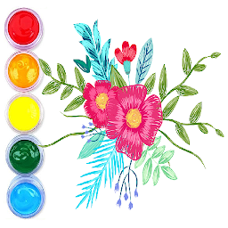 Icon image Flower Coloring