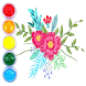 花のぬりえ - Androidアプリ