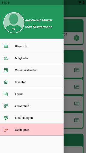 easyVerein - Vereinsverwaltung Screen 2