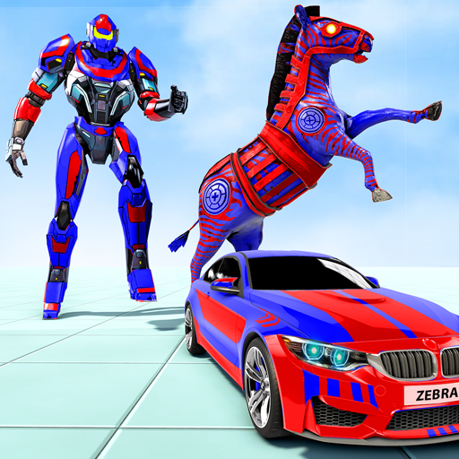 Zebra Robot Car Game War Robot Games