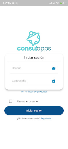 Android application consulapps screenshort