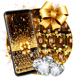 Gold Twinkle Exquisite Luxurious Keyboard Theme icon