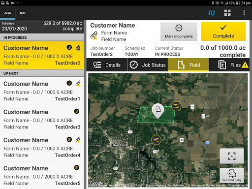 Screenshot of Operations Center PRO Run