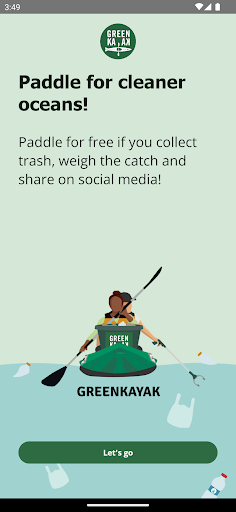 Android application GreenKayak screenshort