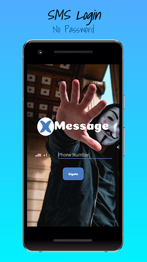 Android application Anonymous SMS Texting screenshort