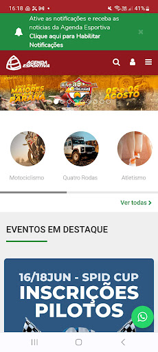Agenda Esportiva Screen 2