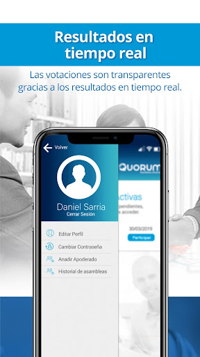 Quorum App Screen 2