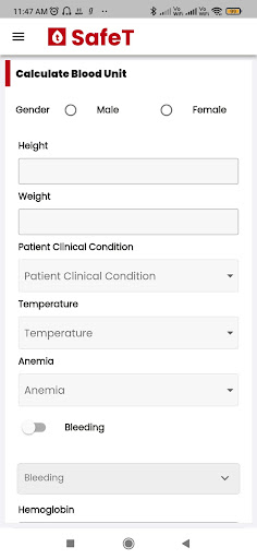 Android application SafeT screenshort