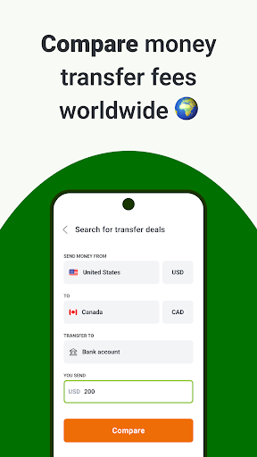 Monito: Money Transfer Deals Screen 2