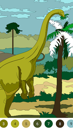 Game screenshot Dino Coloring Encyclopedia hack