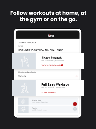 Screenshot of Focus Fitness Club