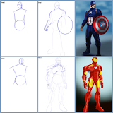 How to Draw Avenger Team Step by Step icon
