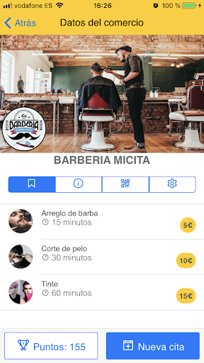 miCita Screen 3